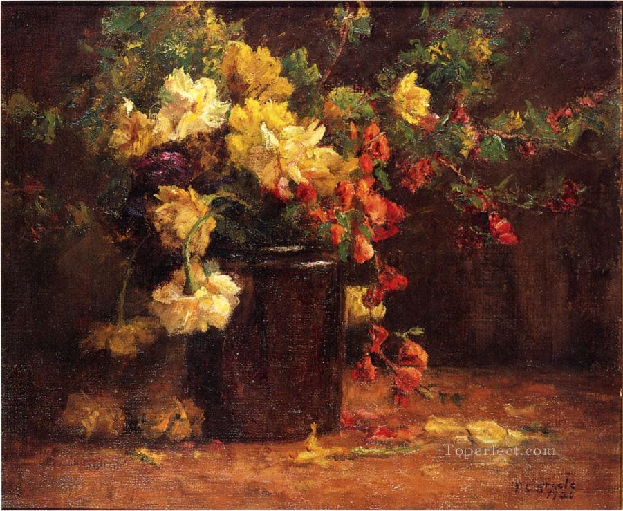 June Glory Theodore Clement Steele 1920 Impressionist flower Theodore Clement Steele Oil Paintings